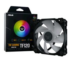Asus TUF Gaming TF120 ARGB Schwarz / 120 mm / Advanced FDB / 250-1900 U/min / 76 CFM / 29 dB