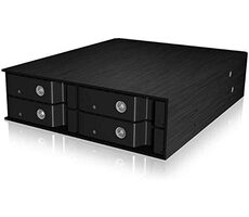 Icy Box IB-2240SSK schwarz / Backplane für 4X 2,5" HDD/SSD / SATA III / Hot-Swap