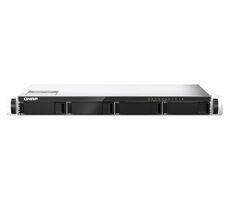 QNAP TS-435XeU-4G / 2,2 GHz / 4 GB RAM / 4X SATA / 2x M.2 NVMe / 2x 2,5GbE / 2x 10GbE / SFP+ / geringe Tiefe