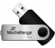 MediaRange MR913 128GB Silber / Flash Disk / USB 2.0