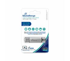 MediaRange MR936 32GB Silber / Flash Disk / USB 3.1