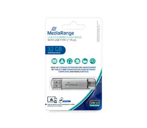 MediaRange MR936 32GB Silber / Flash Disk / USB 3.1
