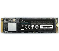 MediaRange MR1032 512 GB / M.2 2280 / PCIe 3.1 x4 NVMe / TLC / R: 2080 MB / W: 1700 MB / MTBF: 1,5 Mio