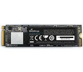 MediaRange MR1032 512 GB / M.2 2280 / PCIe 3.1 x4 NVMe / TLC / R: 2080 MB / W: 1700 MB / MTBF: 1,5 Mio