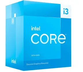 Intel Core i3-13100F bei 3,4 GHz / TB 4,5 GHz / 4C8T / L2 5 MB / Kein VGA / 1700 / Raptor Lake / 58 W