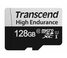 Transcend 350V 128 GB / Micro SDHC / Speicherkarte / Klasse 10 / R: 95 MBit/s / W: 45 MBit/s