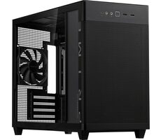 Asus AP201 Prime (transparente Seite) schwarz / M-ATX / 2xUSB-A + 1xUSB-C / 1x 120 mm / ohne Stromquelle