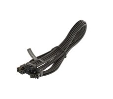 Seasonic 12VHPWR PCIe 5.0 Adapter zur Stromversorgung von Grafikkarten - schwarzes Geflecht