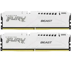 Kingston Fury Beast Weiß 32 GB (2 x 16 GB) DDR5 5600 MHz / CL40 / DIMM / On-Die ECC / XMP / 1,25 V