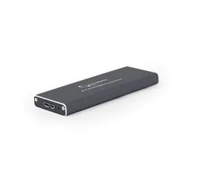 Gembird EE2280-U3C-03 Silber / Außenbox / 22mm / Aluminium / USB 3.1