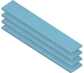 ARCTIC Wärmeleitpad TP-3 120 x 20 mm - 1,5 mm 4 Stück / Dichte 3,40 g pro cm3