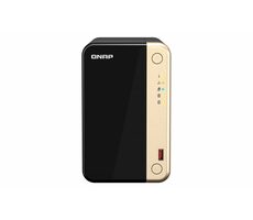 QNAP TS-264-8G / Intel Celeron N5095 2,9 GHz / 8 GB RAM DDR4 / 2x 3,5" SATA / 2x M.2 / 2x 2,5GLAN