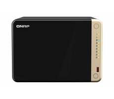 QNAP TS-664-8G schwarz / Intel Celeron 2,9GHz / 8GB RAM / 6x 3,5" SATA III + 2x M.2 / 4X USB / 1x HDMI / 2x 2,5GLAN