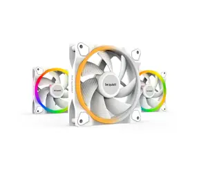 be quiet! LIGHT WINGS PWM 120 Triple Pack weiß / ARGB / Fluiddynamisches Lager / 20,6 dB bei 1700 U/min / 41,51 CFM / 4-polig
