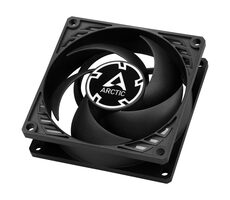 ARCTIC Lüfter P8 PWM PST 80 x 80 x 25mm schwarz / 80mm / 0,3 Sone @200-3000 RPM / 4-Pin