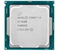 Intel Core i3-9100 bei 3,6 GHz - TRAY / TB 4,2 GHz / 4C4T / L3 6 MB / UHD Graphics 630/1151 / Coffee Lake / 65 W