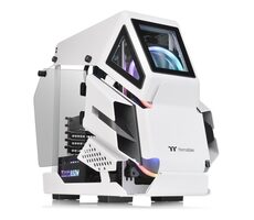 Thermaltake AH T200 Snow / Micro ATX / 1x USB C 3.1 / 2x USB 3.0 / Ohne Netzteil / Transparente Seite