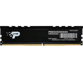 Patriot Premium 16 GB 5600 MHz schwarz / UDIMM / DDR5 / CL46 / OnDie-ECC / ungepuffert / 1,1 V