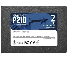 Patriot P210 2 TB / 2,5 Zoll / SSD / IOPS: 50.000 50.000 / SATA III  