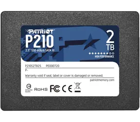 Patriot P220 2 TB / 2,5 Zoll / SSD / IOPS: 50.000 50.000 / SATA III  