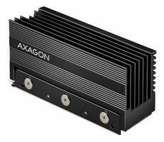 Axagon CLR-M2XL, Passivkühler aus Aluminium für ein- und zweiseitige M.2-SSD-Festplatte, Höhe 36 mm