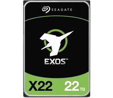 Seagate Exos X22 22 TB / Festplatte / 3,5 Zoll SATA III / 7.200 U/min / 512 MB Cache / 5 Jahre