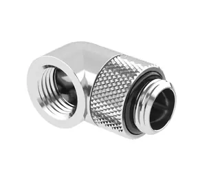 Barrow G1/4 (MF) Kupplung - 90°-Winkel (TWT90-v2.5) Silber 