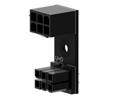 Singularity Computers Shift 6-Pin PCIE 180° Adapter U+D Schwarz