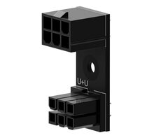 Singularity Computers Shift 6-Pin PCIE 180° Adapter U+U Schwarz