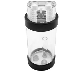 Singularity Computers Protium Ausdehnungsgefäß 100 mm klar - schwarz / 7x G1/4