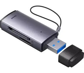 Baseus WKQX060013 Lite Series Speicherkartenleser grau / SD/TF / USB-A