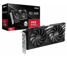 ASRock Radeon RX 7700 XT Challenger 12 GB OC / 1900-2854 MHz / 12 GB GDDR6 / 192-Bit / 1x HDMI + 3x DP / (8+8) 