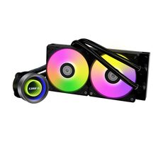 Lian Li GALAHAD II 240 Trinity schwarz / 2x 120 mm / ARGB-Hintergrundbeleuchtung / 300 - 2450 RPM / 35,4 dB / Intel + AMD