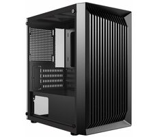 Crono PCC-200-2 schwarz / PC-Gehäuse / Micro-ATX / ITX / ohne Netzteil / ohne Lüfter