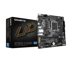 GIGABYTE B760M H / B760M / LGA 1700 / 2x DDR4 / 4x SATA III / 6x USB / 1x PCIE x16 / 1x GLAN / 2x M.2 / mATX