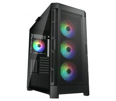 COUGAR Duoface PRO RGB schwarz / PC-Gehäuse / ATX / Micro-ATX / Mini-ITX / RGB / transparente Seite / ohne Netzteil 
