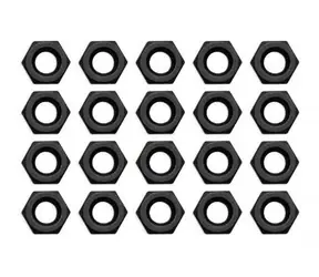 EKWB EK-Loop-Muttern-Set M4 Schwarz (20 Stück)