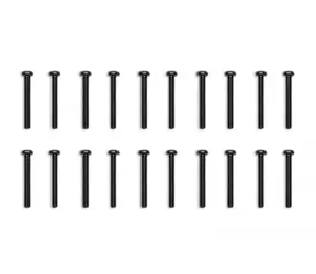 EKWB EK-Loop Kreuzschlitzschrauben-Set M4x30mm - Schwarz (20 Stück)