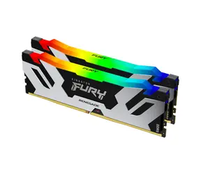 Kingston Fury Renegade Silber RGB 96 GB (2 x 48 GB) DDR5 6400 MHz / CL32 / DIMM / XMP