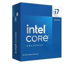 Intel Core i7-14700KF bei 3,4 GHz / TB 5,6 GHz / 20C28T / L3 33 MB / ohne VGA / Raptor Lake Refresh / 253 W