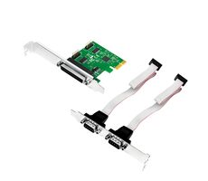 LogiLink PC0033 / PCI-E-Karte / 2x RS-232 / 1x Port