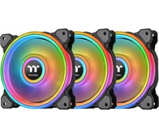 Thermaltake Riing Quad 12 RGB Kühlerlüfter TT Premium Edition / Hydrauliklager / 120 mm / 25 dB bei 1500 U/min