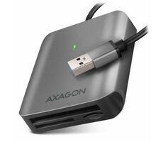 Axagon CRE-S3, USB-A 3.2 Gen 1 - SUPERSPEED-Kartenleser, 3 Steckplätze und Lun SD/microSD/CF, UHS-II-Unterstützung
