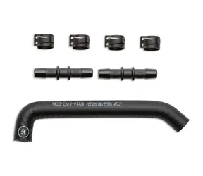 EKWB EK-Pro-Schlauch 10/17 mm verstärktes EPDM vorgeformt 45°/90° - Schwarz