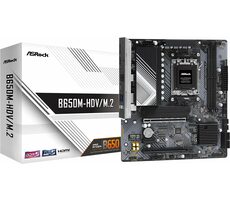 ASRock B650M-HDV/M.2 / AM5 / 2x DDR5 / 2x PCIex16 / 2,5GLAN / mATX