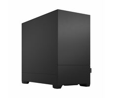 Fractal Design Pop Mini Silent SOLID black / mATX / 2x USB 3.2 / 3x 120mm / ohne Netzteil / Staubfilter