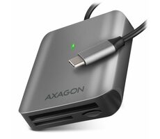 Axagon CRE-S3C, USB-C 3.2 Gen 1 - SUPERSPEED-Kartenleser, 3 Steckplätze und Lun SD/microSD/CF, UHS-II-Unterstützung