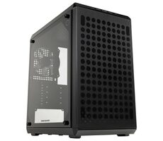 Cooler Master Q300L V2 schwarz / microATX / 2x USB-A 3.2 & 1x USB-C 3.2 2x2 / 2x 120mm / ohne Netzteil / transparente Seite
