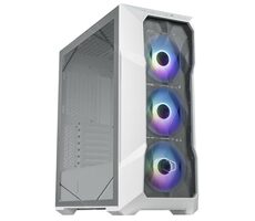 Cooler Master MasterBox TD500 V2 weiß / E-ATX / 2x USB-A 3.2 & 1x USB-C 3.2 / 3x 120mm / ohne Netzteil / transparente Seite