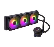 Cooler Master MasterLiquid ML360L CORE ARGB schwarz / 3x120mm / 27 dBA bei 1750 U/min / 4 Pin + 3 Pin 
